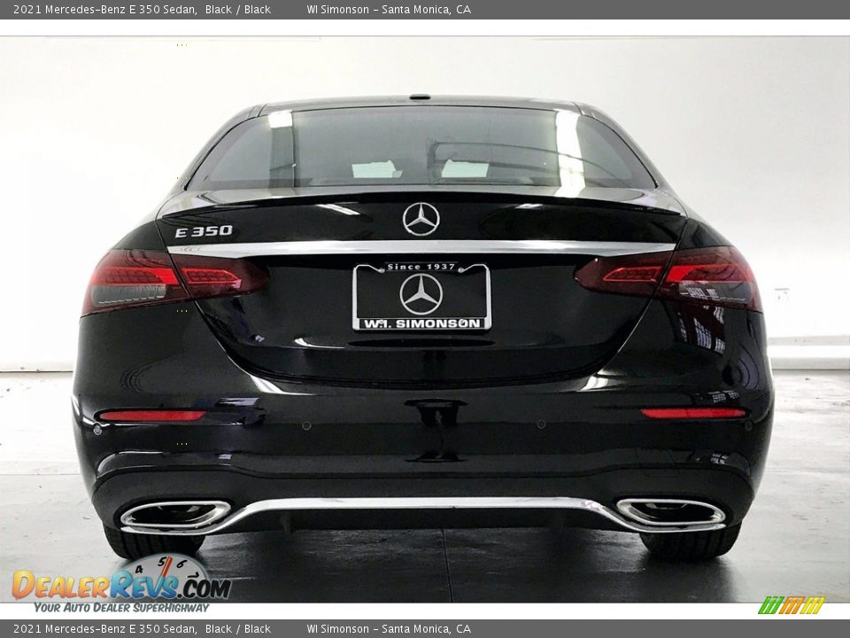 2021 Mercedes-Benz E 350 Sedan Black / Black Photo #3