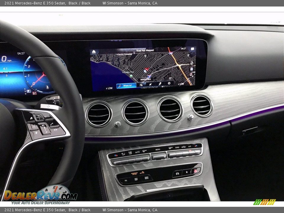 2021 Mercedes-Benz E 350 Sedan Black / Black Photo #6