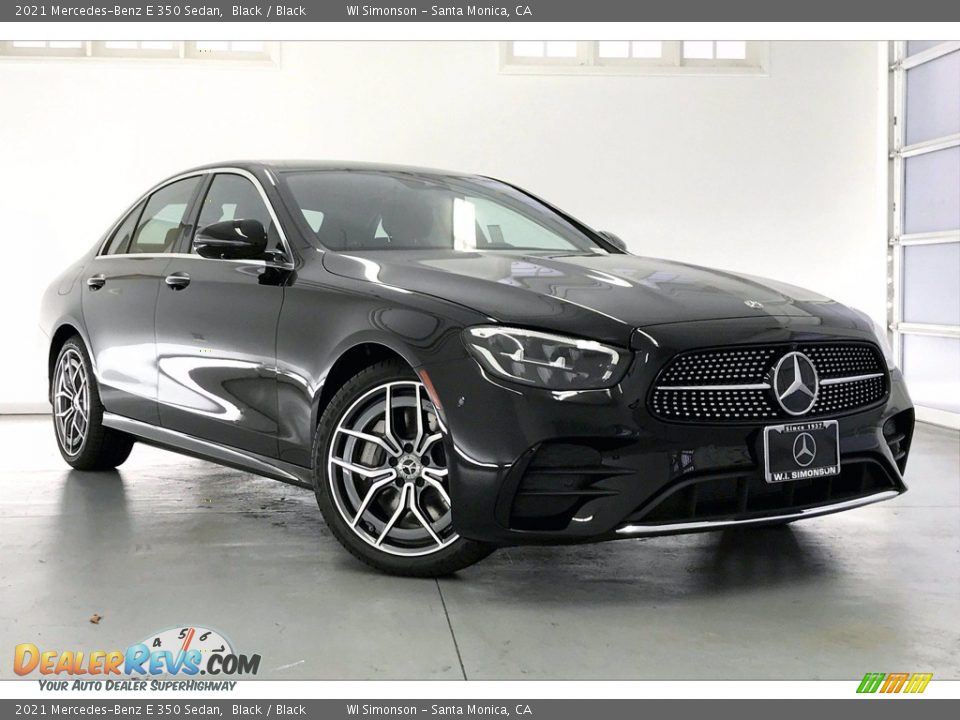 2021 Mercedes-Benz E 350 Sedan Black / Black Photo #12