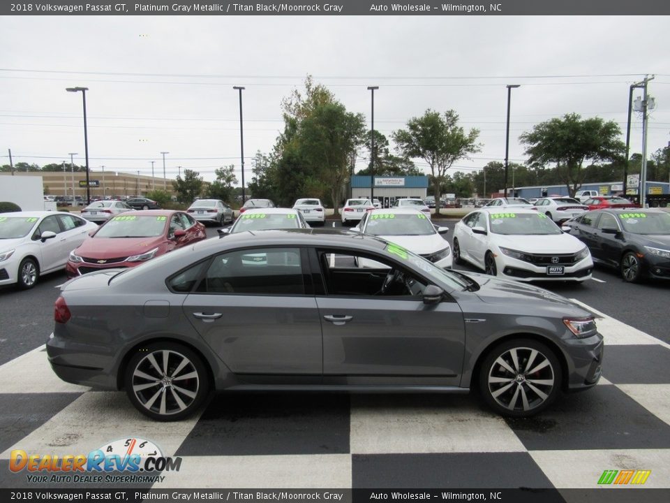 2018 Volkswagen Passat GT Platinum Gray Metallic / Titan Black/Moonrock Gray Photo #3