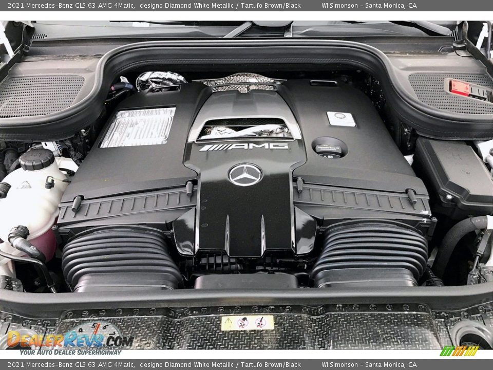 2021 Mercedes-Benz GLS 63 AMG 4Matic 4.0 Liter DI biturbo DOHC 32-Valve VVT V8 Engine Photo #8