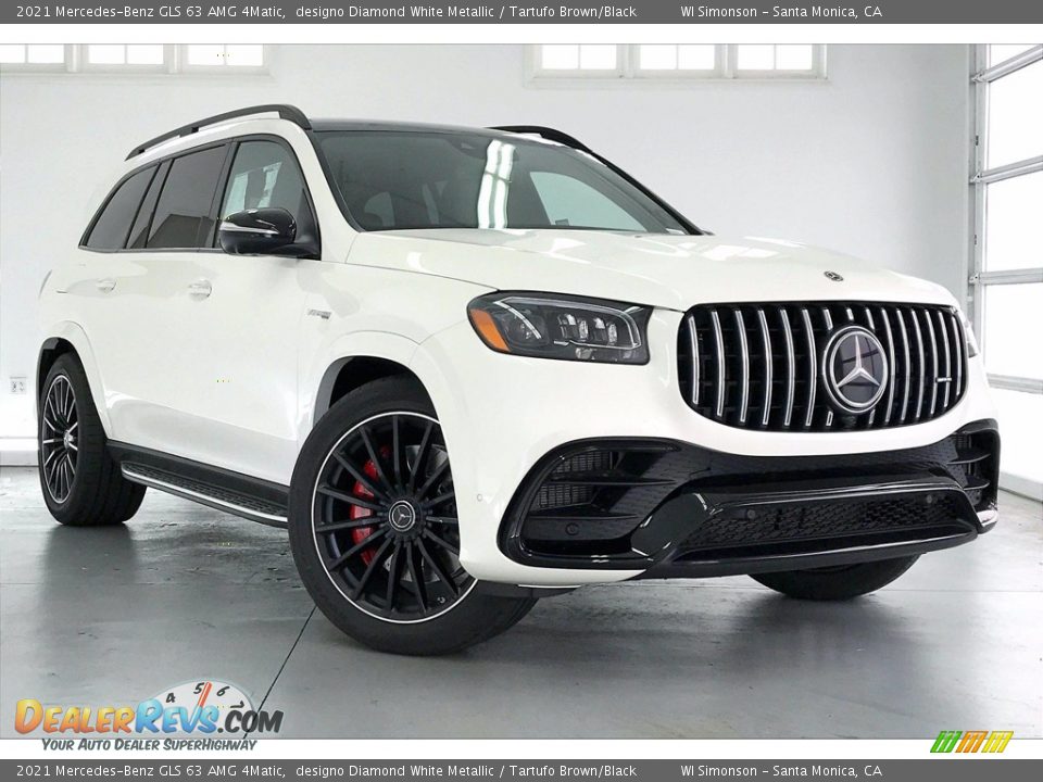 Front 3/4 View of 2021 Mercedes-Benz GLS 63 AMG 4Matic Photo #12