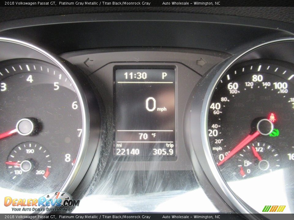 2018 Volkswagen Passat GT Platinum Gray Metallic / Titan Black/Moonrock Gray Photo #16