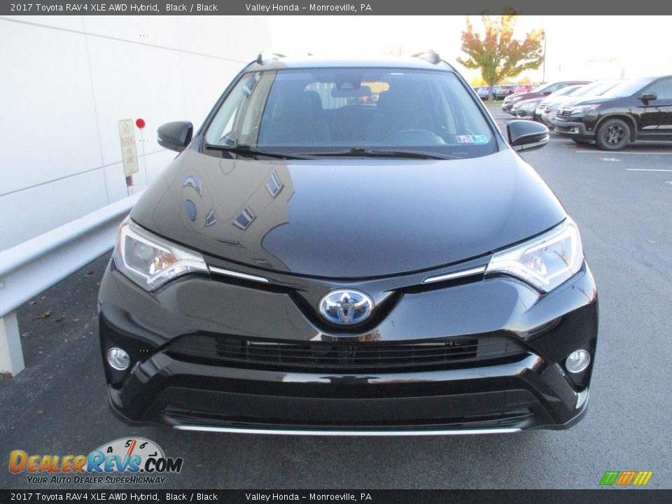 2017 Toyota RAV4 XLE AWD Hybrid Black / Black Photo #9