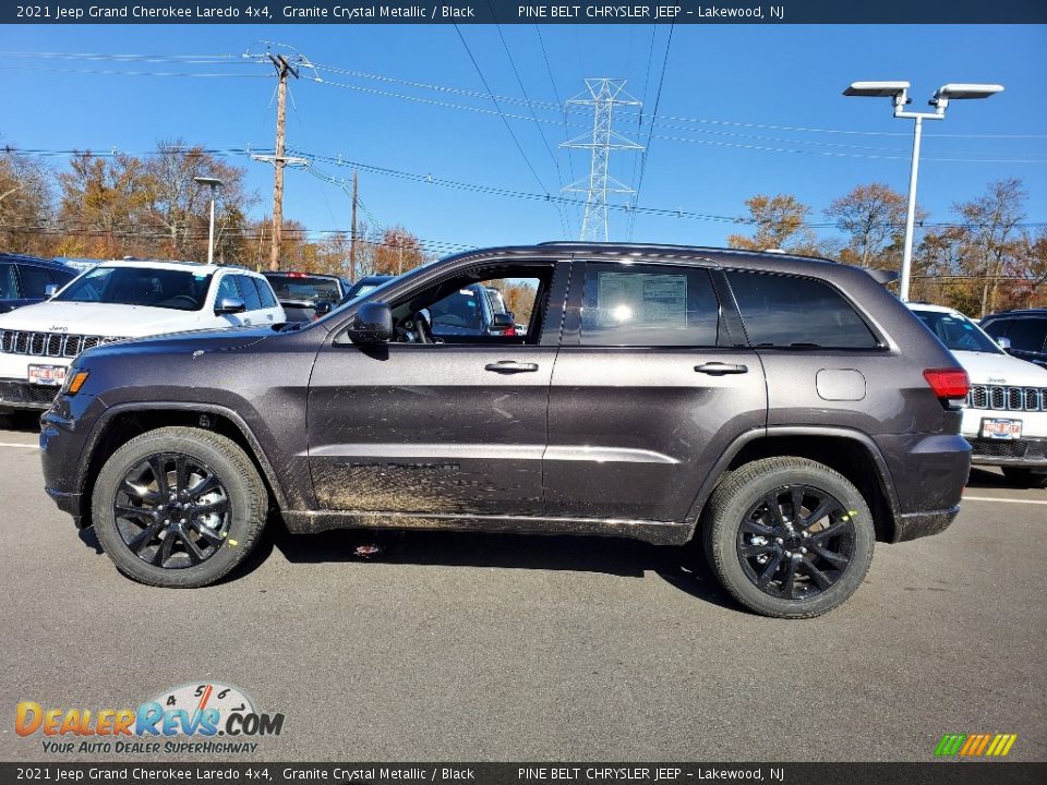 2021 Jeep Grand Cherokee Laredo 4x4 Granite Crystal Metallic / Black Photo #4