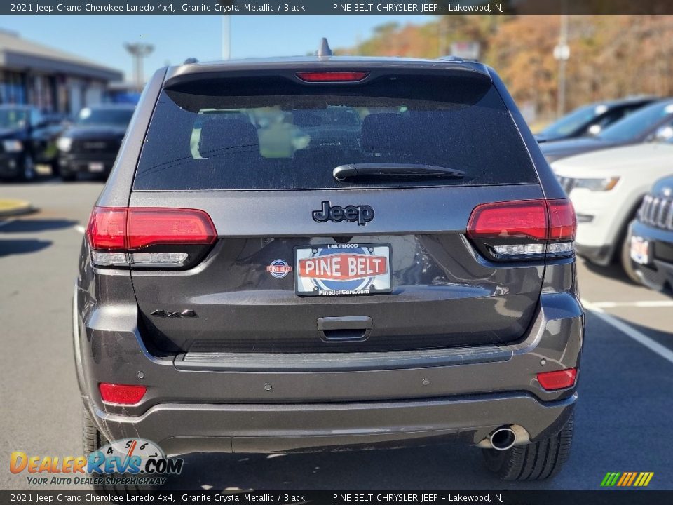 2021 Jeep Grand Cherokee Laredo 4x4 Granite Crystal Metallic / Black Photo #7