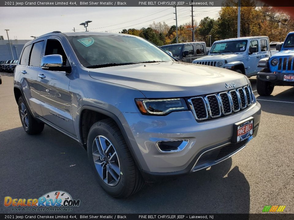 2021 Jeep Grand Cherokee Limited 4x4 Billet Silver Metallic / Black Photo #1