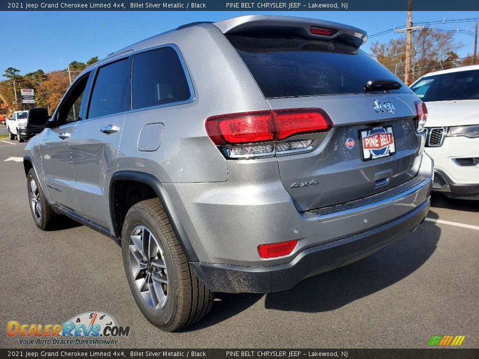 2021 Jeep Grand Cherokee Limited 4x4 Billet Silver Metallic / Black Photo #6