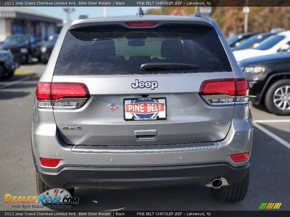 2021 Jeep Grand Cherokee Limited 4x4 Billet Silver Metallic / Black Photo #7