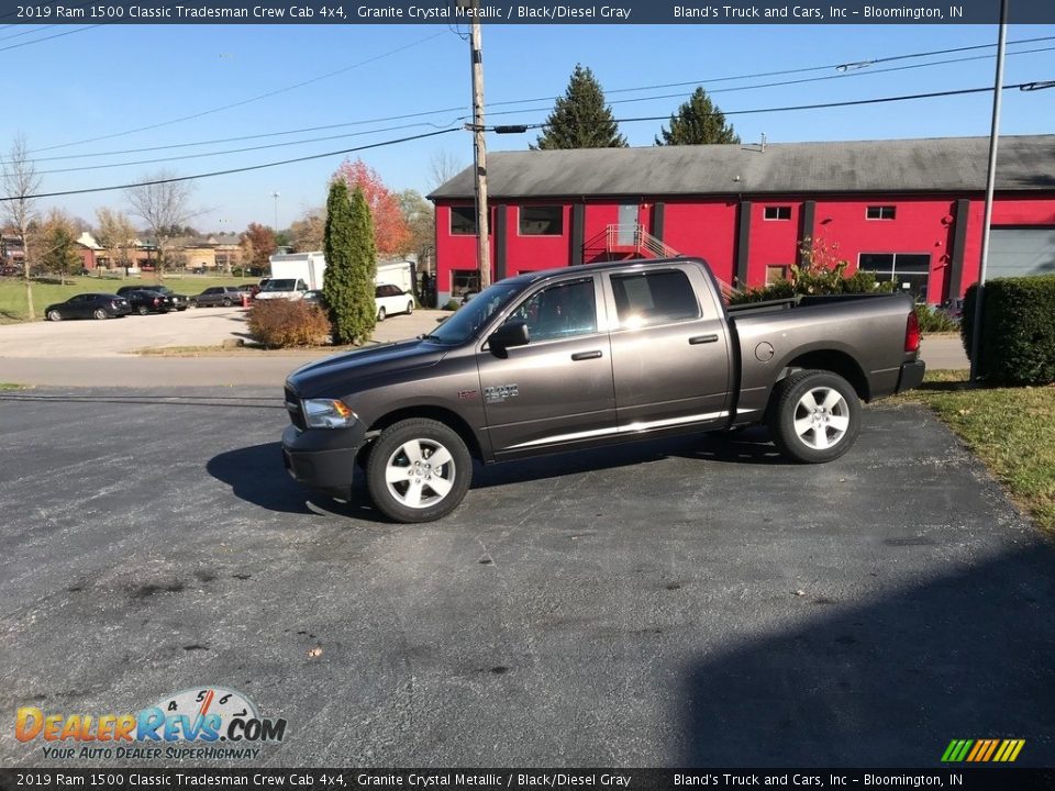 2019 Ram 1500 Classic Tradesman Crew Cab 4x4 Granite Crystal Metallic / Black/Diesel Gray Photo #1