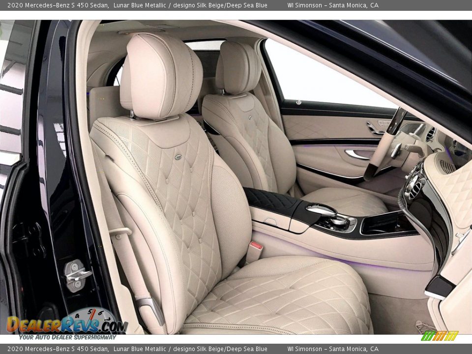 Front Seat of 2020 Mercedes-Benz S 450 Sedan Photo #5