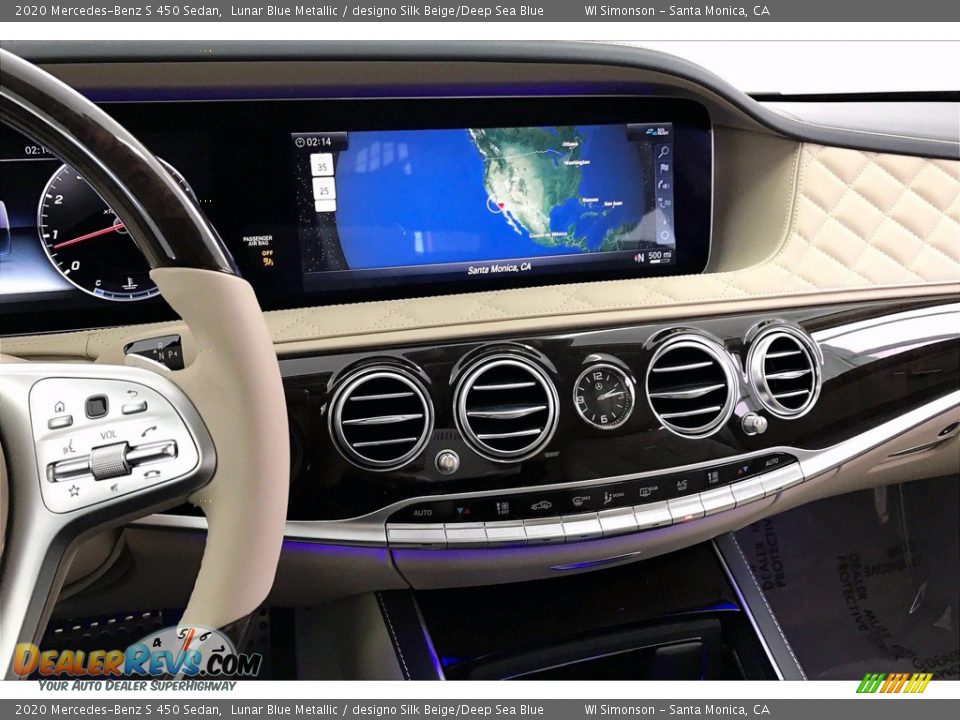 Controls of 2020 Mercedes-Benz S 450 Sedan Photo #6