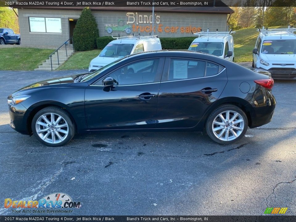 2017 Mazda MAZDA3 Touring 4 Door Jet Black Mica / Black Photo #1