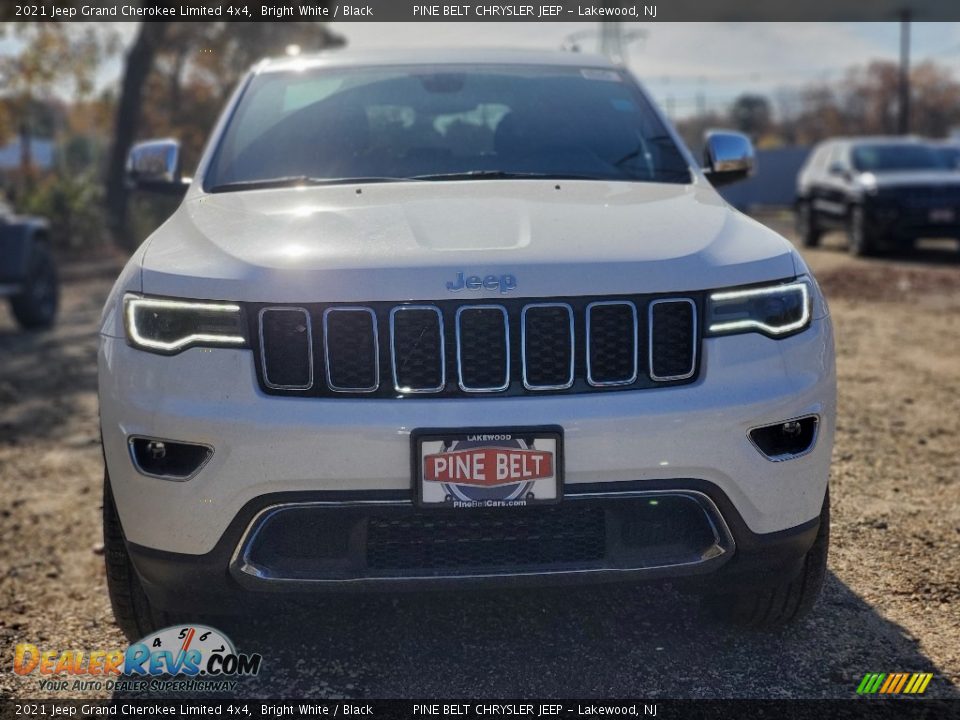 2021 Jeep Grand Cherokee Limited 4x4 Bright White / Black Photo #3
