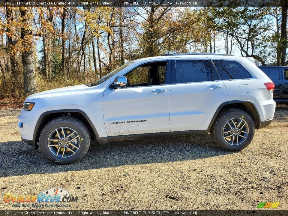 2021 Jeep Grand Cherokee Limited 4x4 Bright White / Black Photo #4