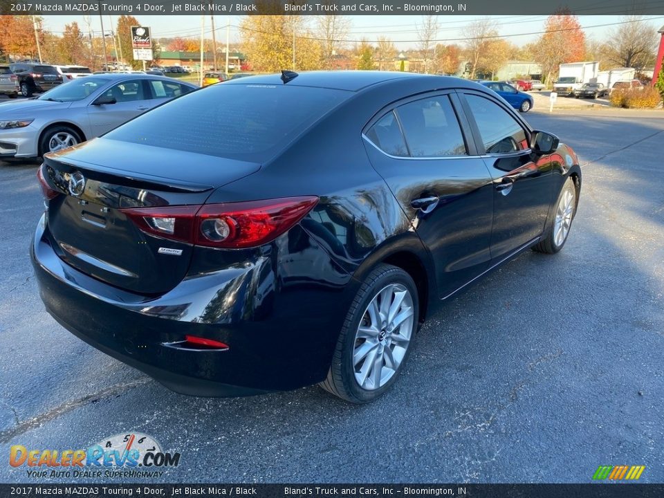 2017 Mazda MAZDA3 Touring 4 Door Jet Black Mica / Black Photo #6