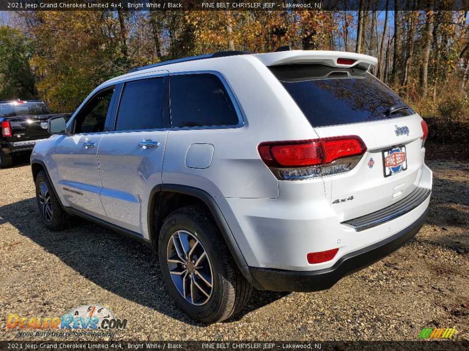 2021 Jeep Grand Cherokee Limited 4x4 Bright White / Black Photo #6