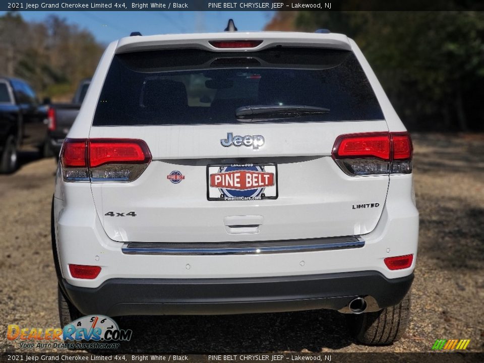 2021 Jeep Grand Cherokee Limited 4x4 Bright White / Black Photo #7