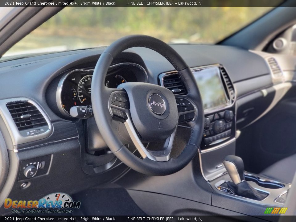 2021 Jeep Grand Cherokee Limited 4x4 Bright White / Black Photo #10