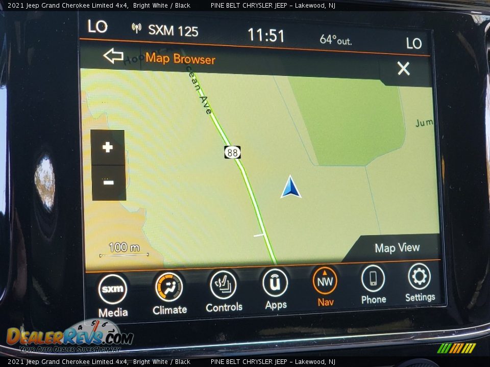 Navigation of 2021 Jeep Grand Cherokee Limited 4x4 Photo #14