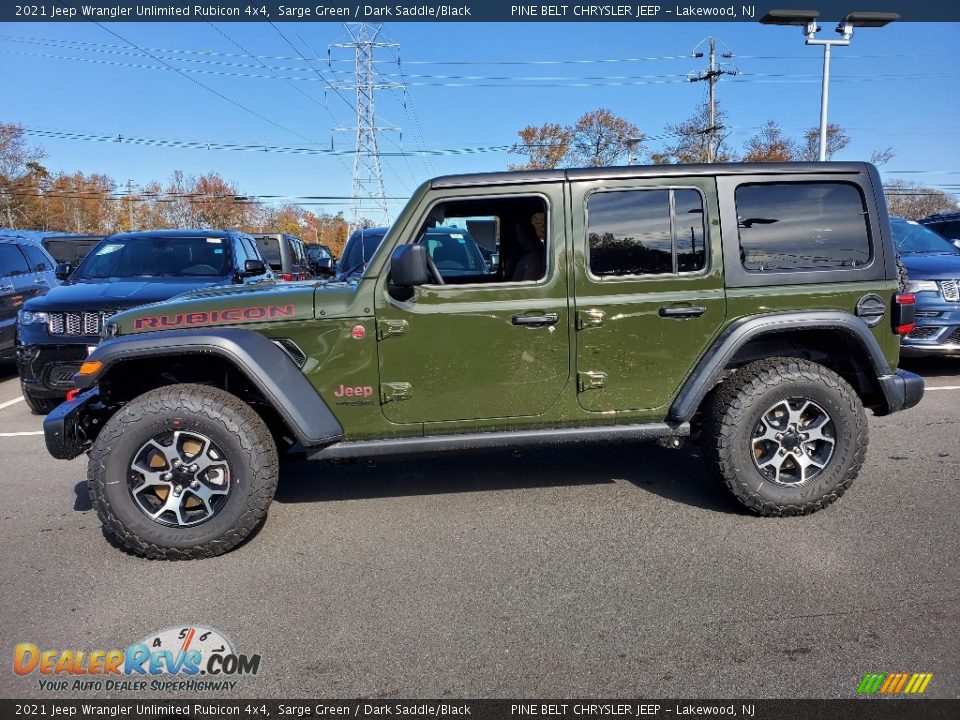 Sarge Green 2021 Jeep Wrangler Unlimited Rubicon 4x4 Photo #4