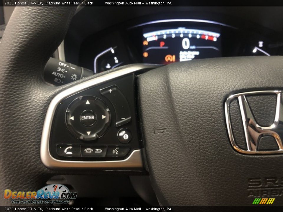2021 Honda CR-V EX Platinum White Pearl / Black Photo #11