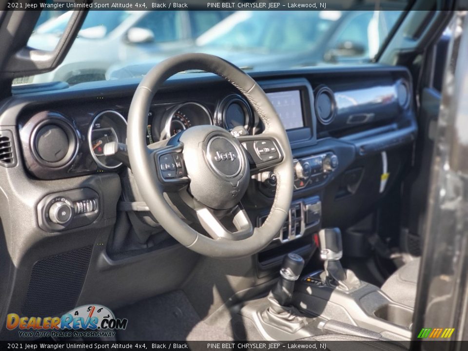 2021 Jeep Wrangler Unlimited Sport Altitude 4x4 Black / Black Photo #10