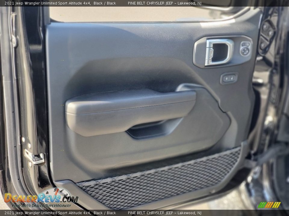 2021 Jeep Wrangler Unlimited Sport Altitude 4x4 Black / Black Photo #12