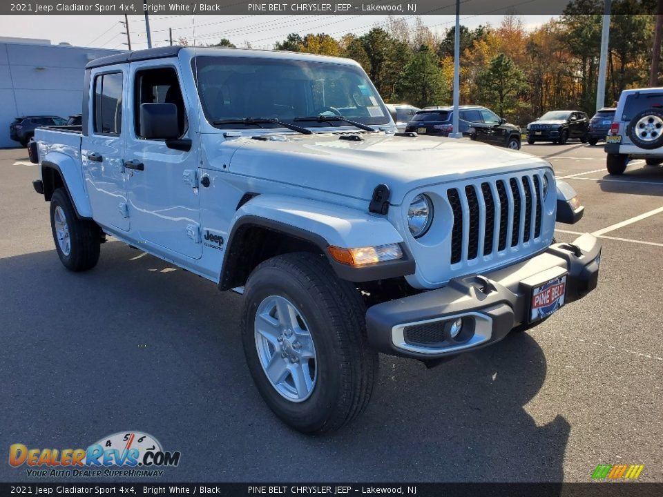 2021 Jeep Gladiator Sport 4x4 Bright White / Black Photo #1
