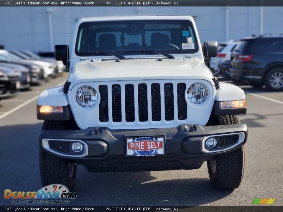 2021 Jeep Gladiator Sport 4x4 Bright White / Black Photo #3