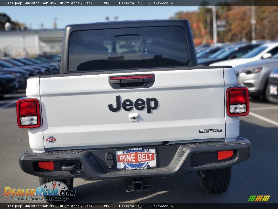 2021 Jeep Gladiator Sport 4x4 Bright White / Black Photo #7
