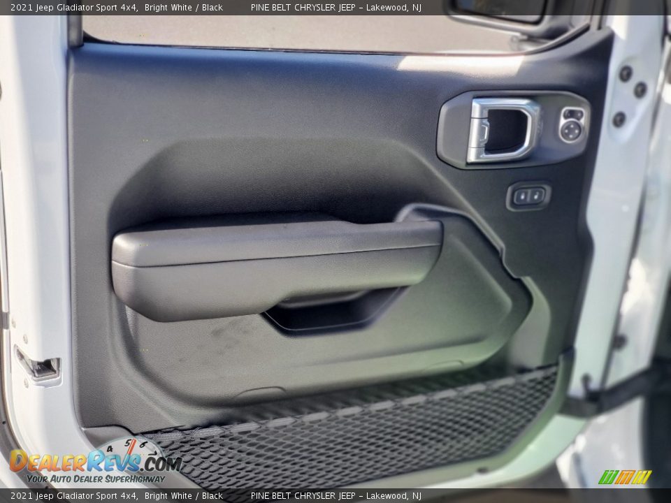 2021 Jeep Gladiator Sport 4x4 Bright White / Black Photo #12