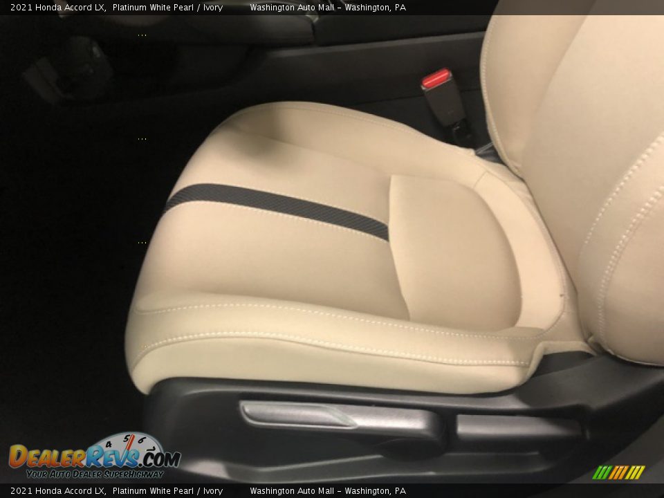 2021 Honda Accord LX Platinum White Pearl / Ivory Photo #5