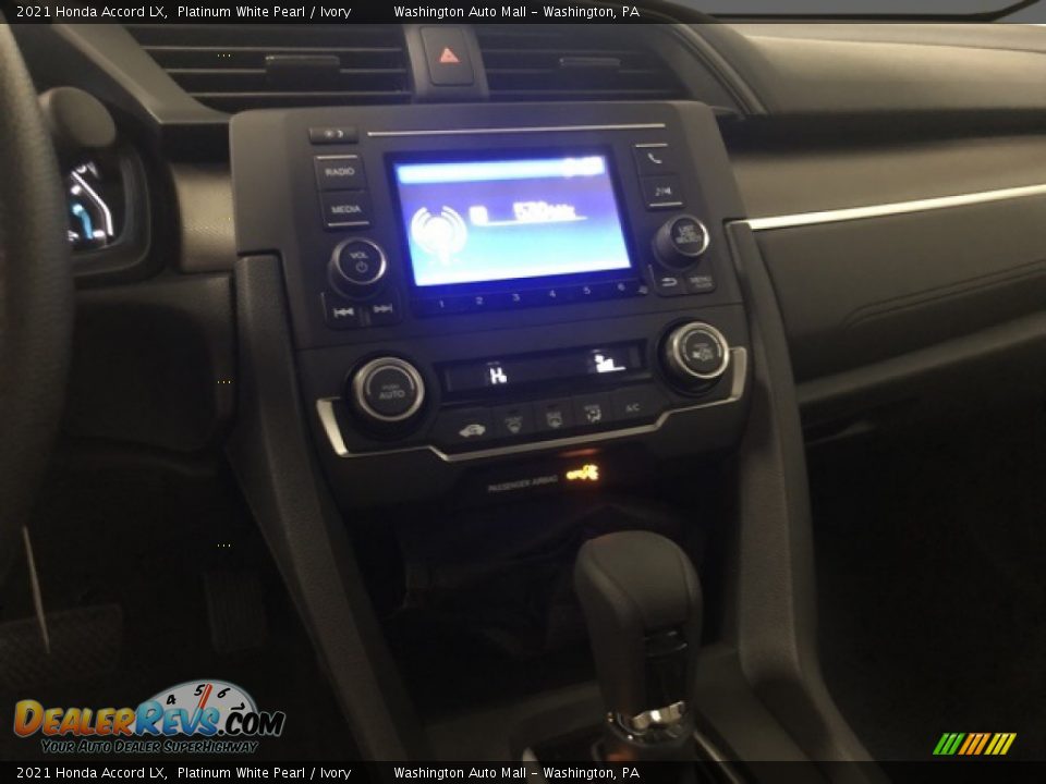 2021 Honda Accord LX Platinum White Pearl / Ivory Photo #11