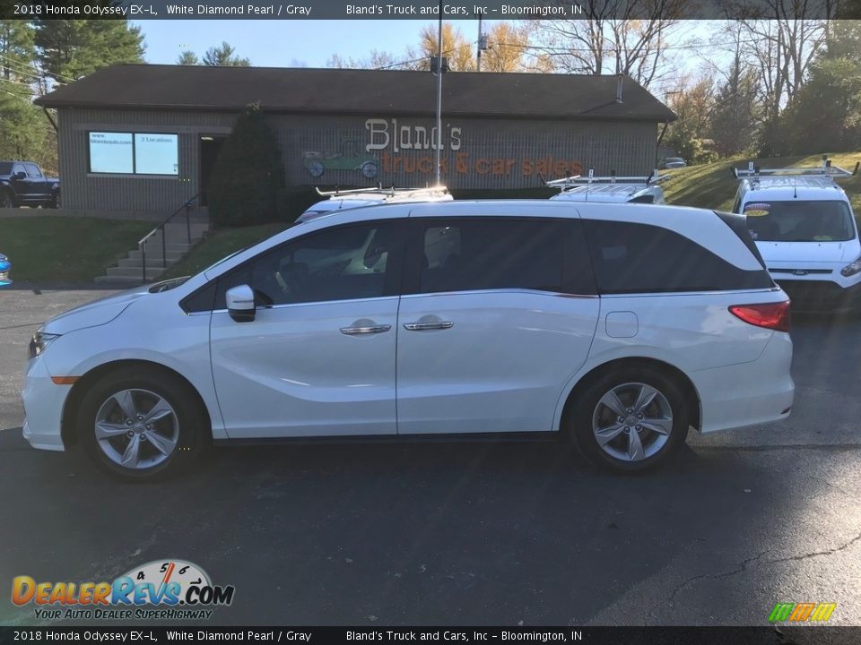 2018 Honda Odyssey EX-L White Diamond Pearl / Gray Photo #1