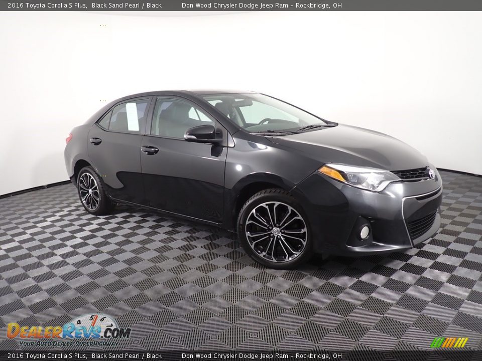 2016 Toyota Corolla S Plus Black Sand Pearl / Black Photo #3