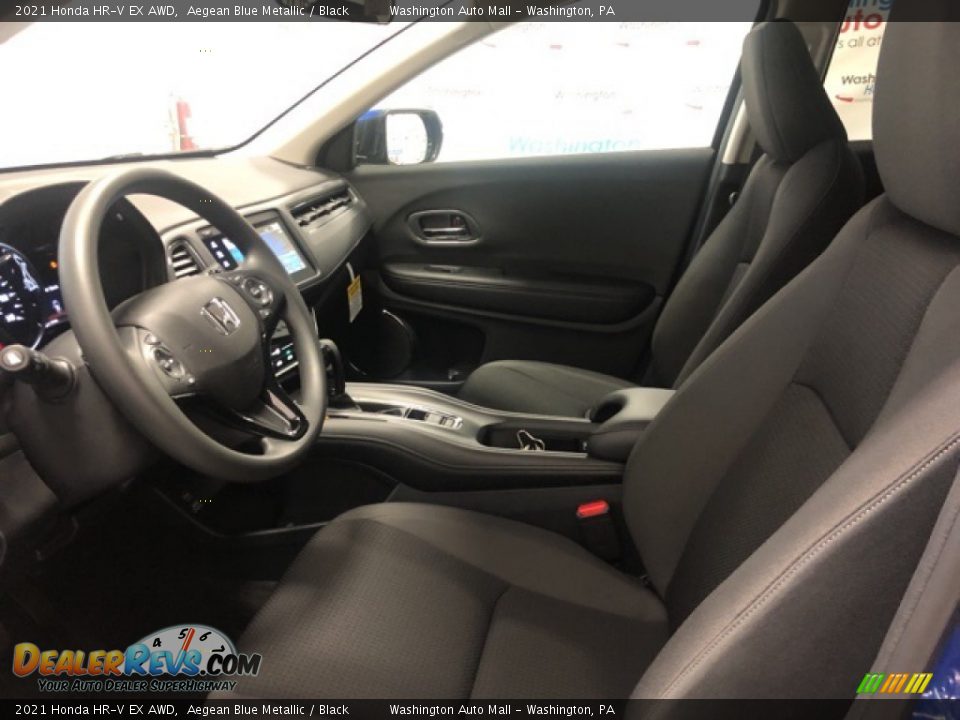 2021 Honda HR-V EX AWD Aegean Blue Metallic / Black Photo #5