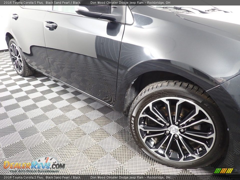 2016 Toyota Corolla S Plus Black Sand Pearl / Black Photo #4