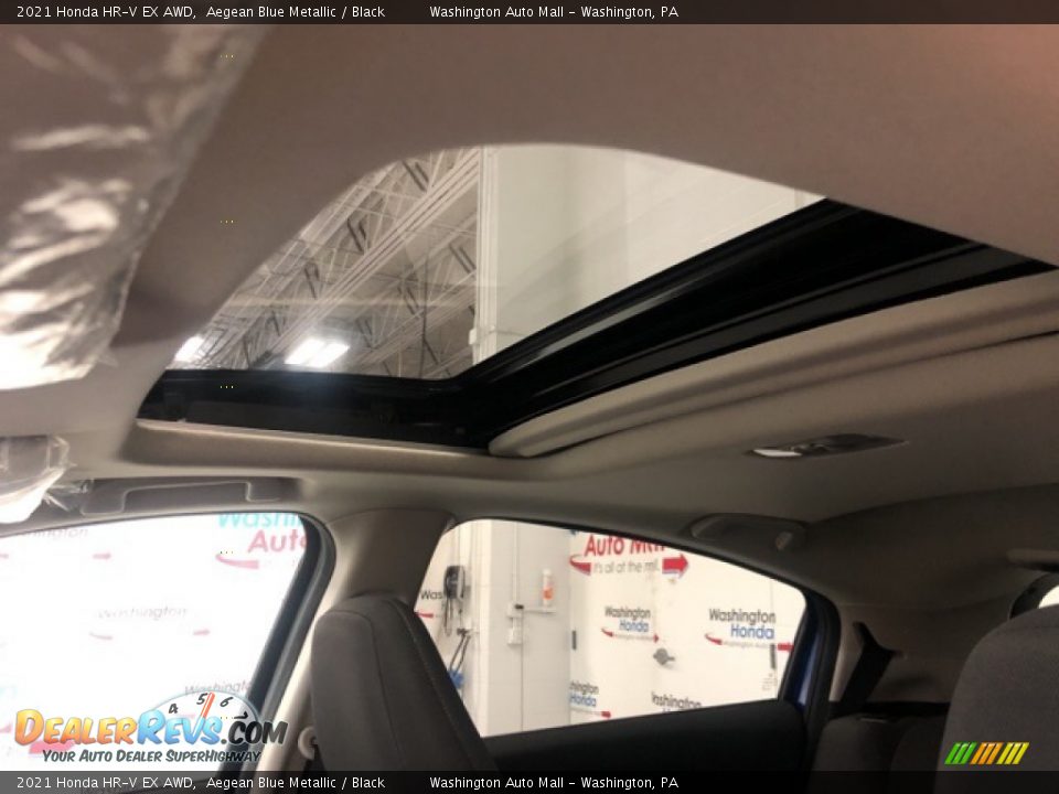 2021 Honda HR-V EX AWD Aegean Blue Metallic / Black Photo #8