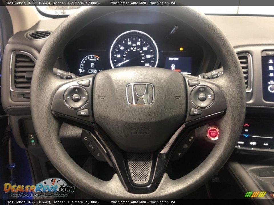 2021 Honda HR-V EX AWD Aegean Blue Metallic / Black Photo #11