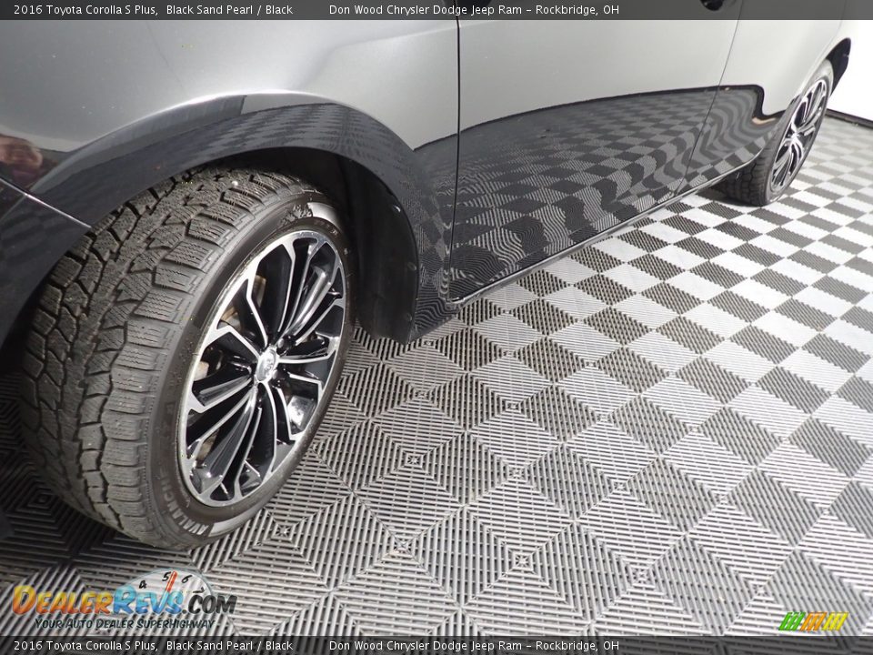 2016 Toyota Corolla S Plus Black Sand Pearl / Black Photo #9