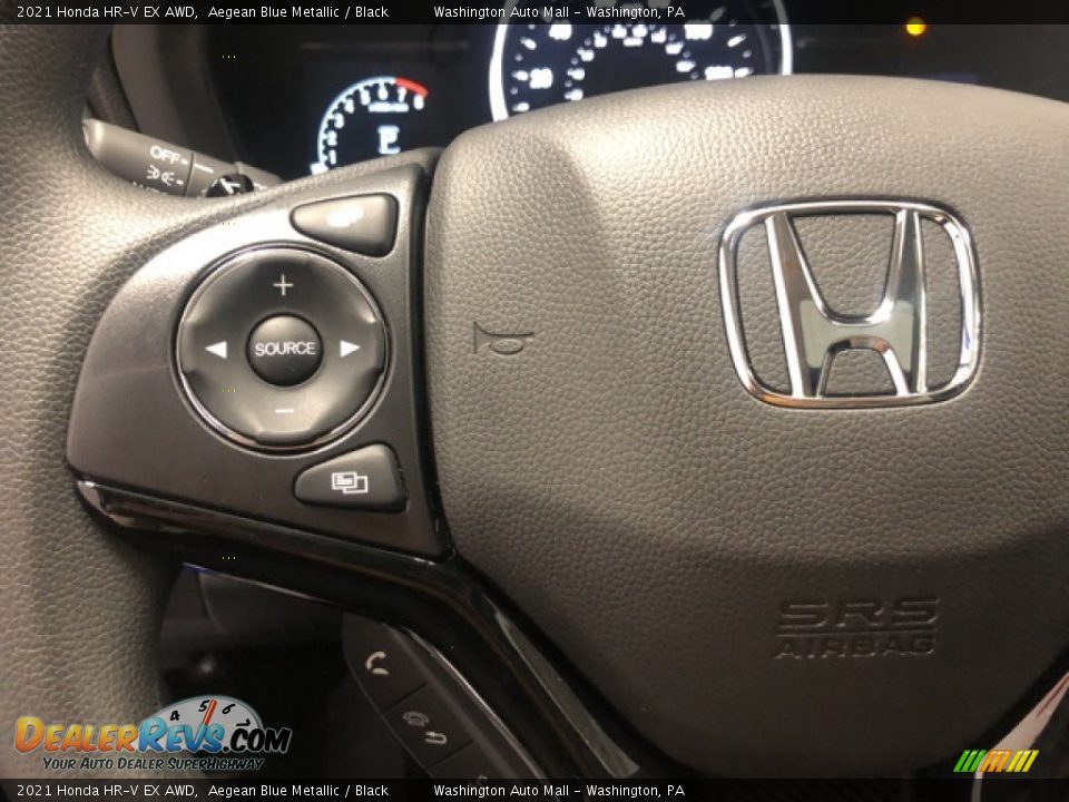 2021 Honda HR-V EX AWD Aegean Blue Metallic / Black Photo #12