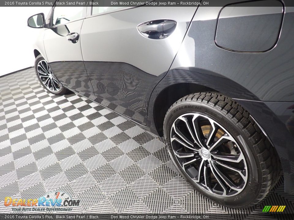2016 Toyota Corolla S Plus Black Sand Pearl / Black Photo #10