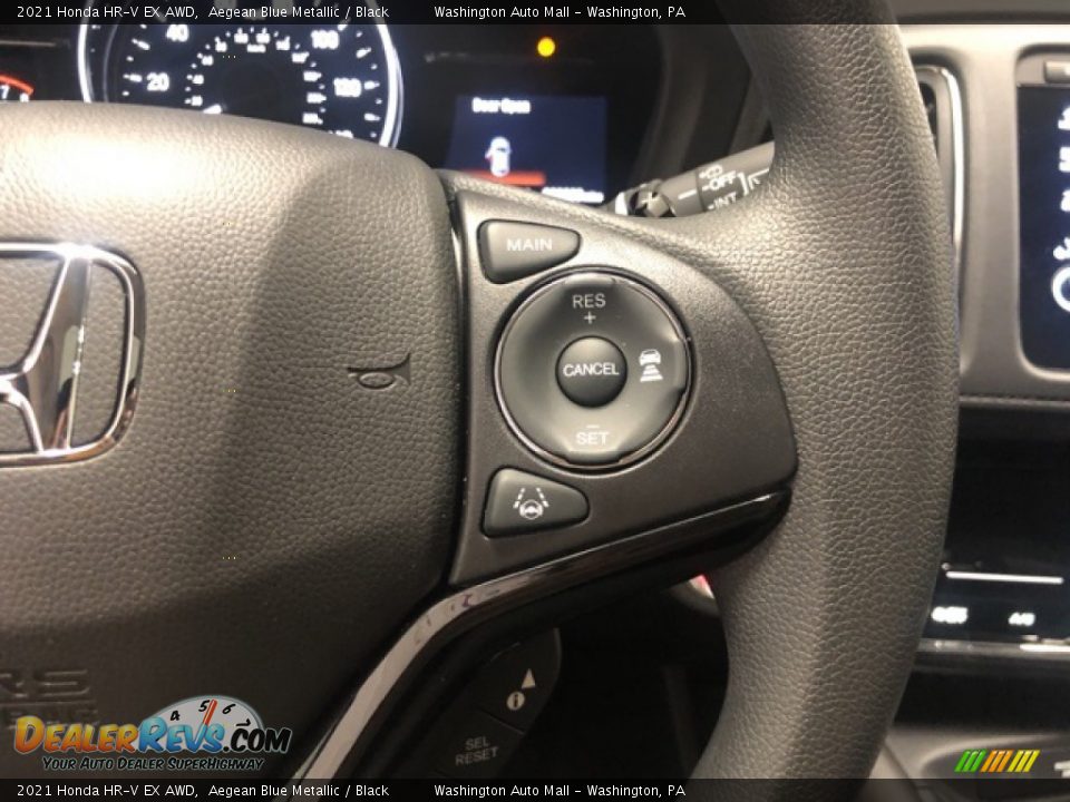 2021 Honda HR-V EX AWD Aegean Blue Metallic / Black Photo #13