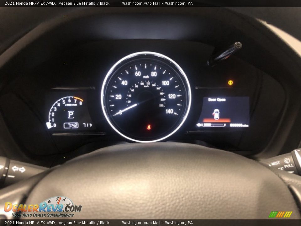 2021 Honda HR-V EX AWD Aegean Blue Metallic / Black Photo #14