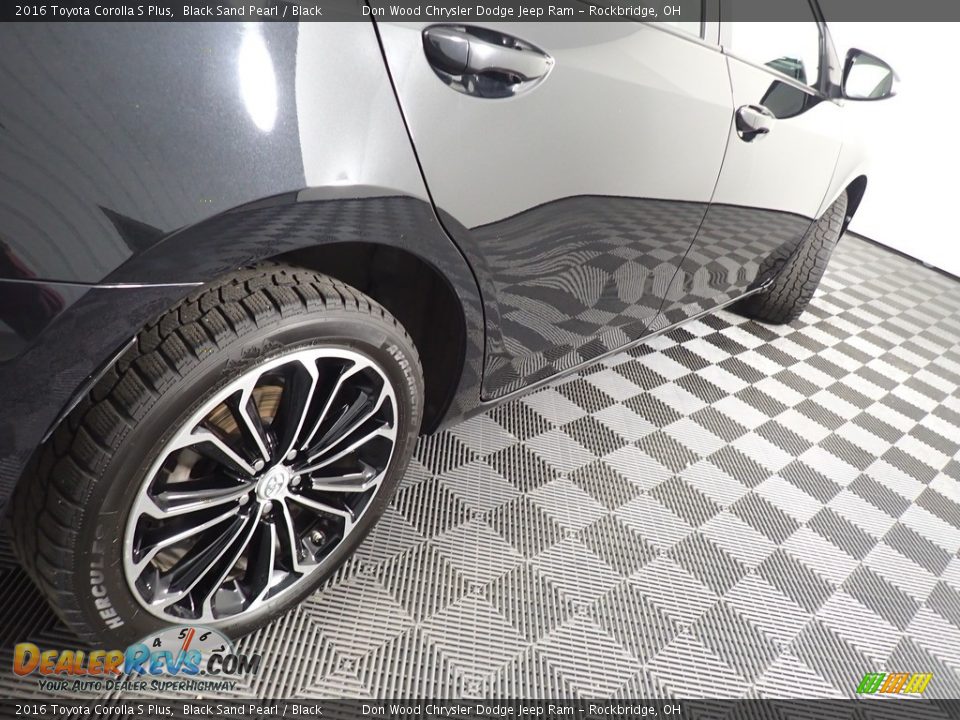 2016 Toyota Corolla S Plus Black Sand Pearl / Black Photo #16