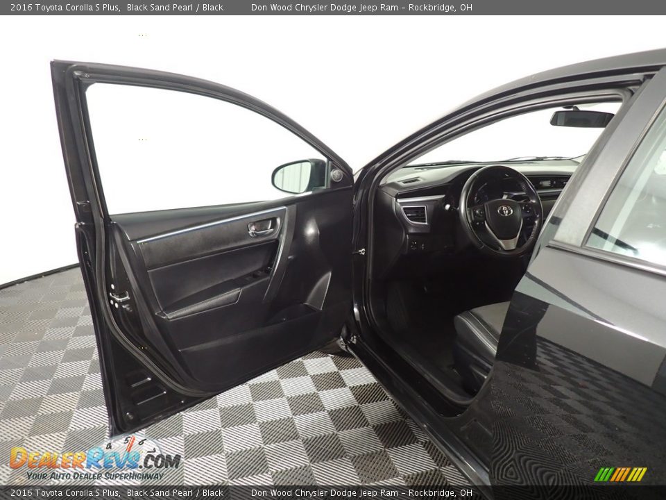 2016 Toyota Corolla S Plus Black Sand Pearl / Black Photo #18