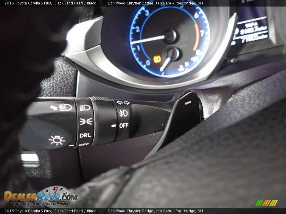 2016 Toyota Corolla S Plus Black Sand Pearl / Black Photo #34