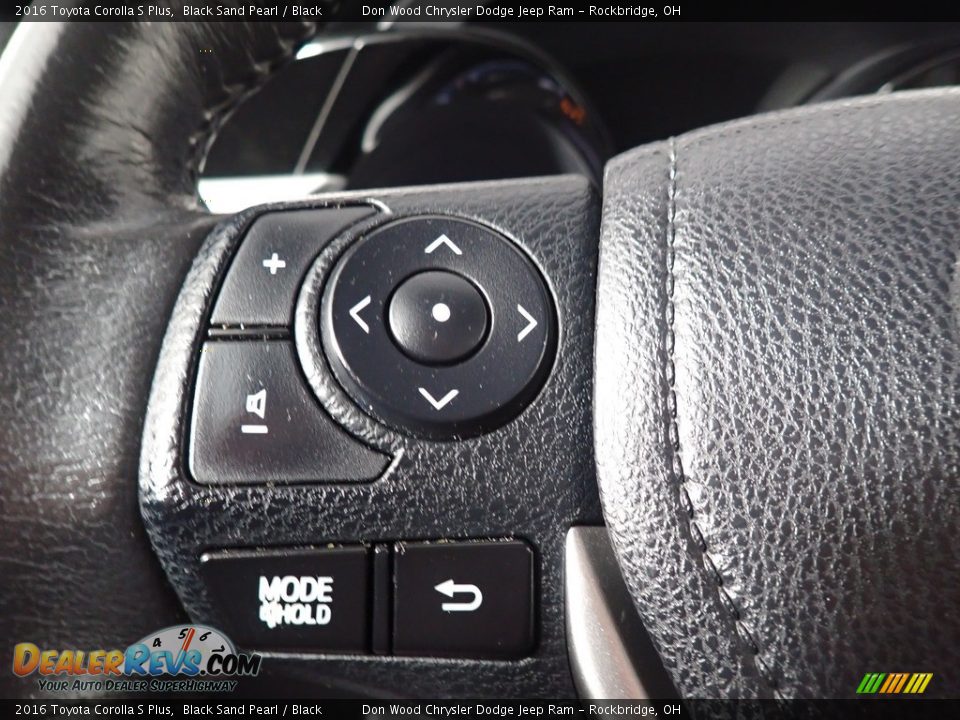 2016 Toyota Corolla S Plus Black Sand Pearl / Black Photo #35