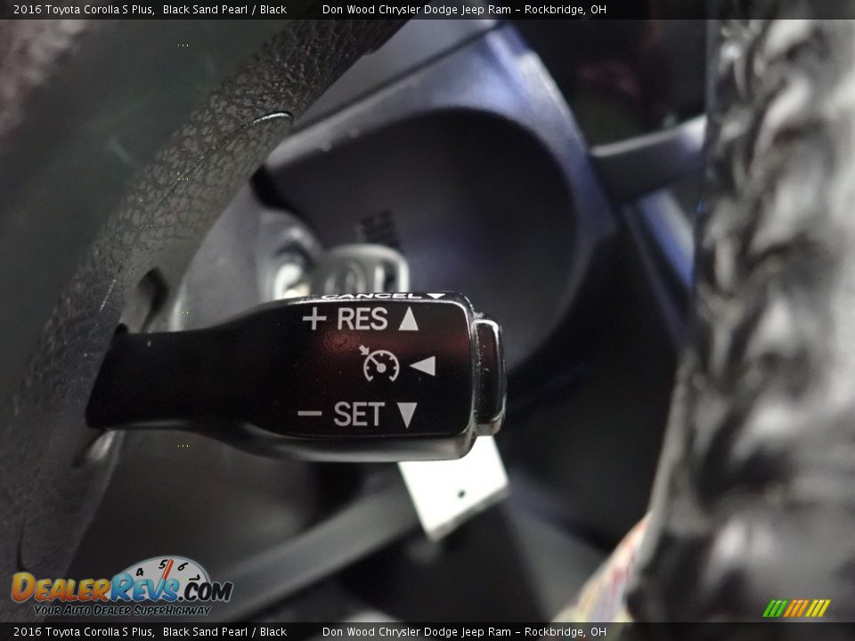 2016 Toyota Corolla S Plus Black Sand Pearl / Black Photo #36